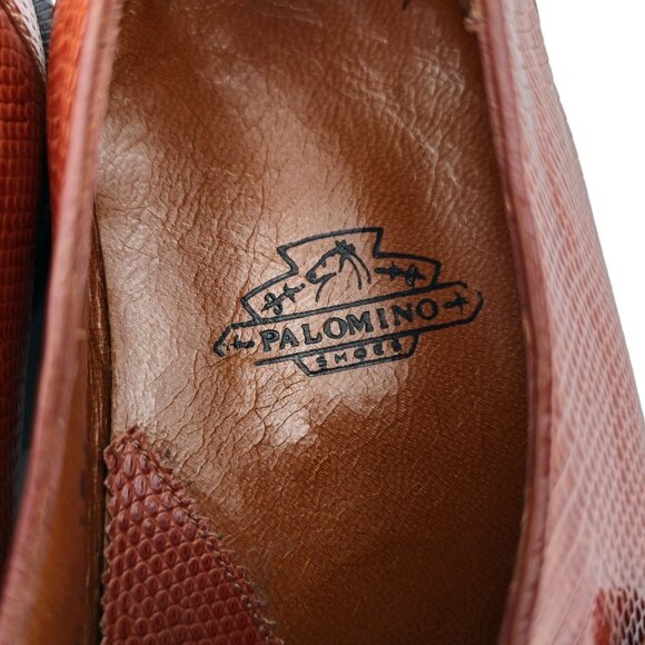 NEW Exotic Teju Lizard Monk Strap Loafers Mens 11.5 PALOMINO Dress Shoes Mexico - Picture 14 of 14